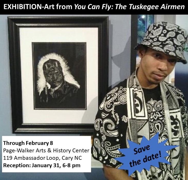 Exhibition Cary NC push card 3